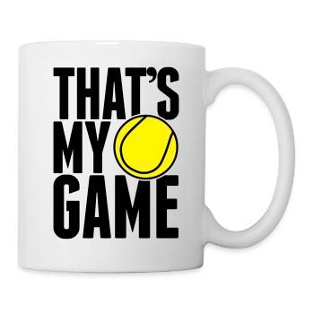 tennis - that's my game - Mug - white - Right