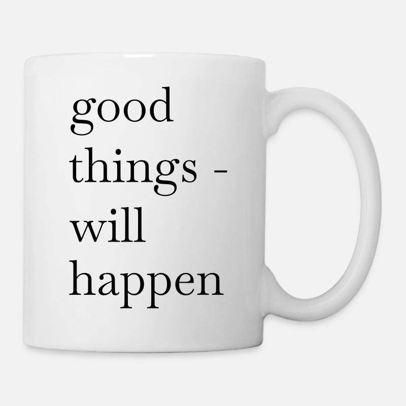 Good things veut manger - Mug blanc - blanc