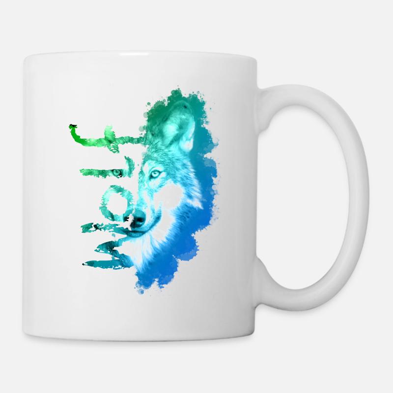 wolf - Mug - white