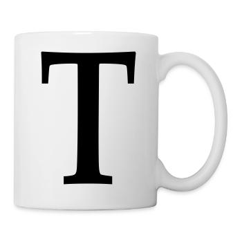 T - Tasse - Weiß - Rechts