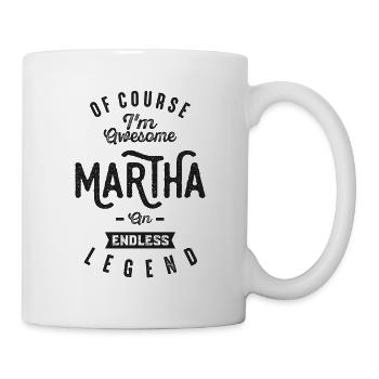 Martha-Legende - Tasse - Weiß - Rechts