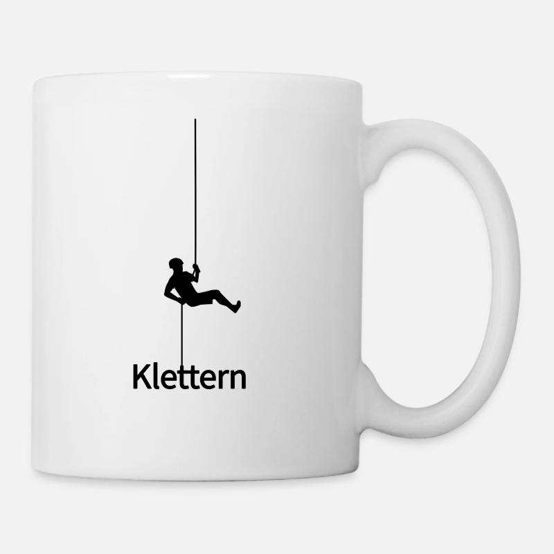 Klettern Climb - Tasse - Weiß