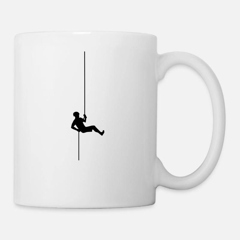 Klettern Climb - Tasse - Weiß