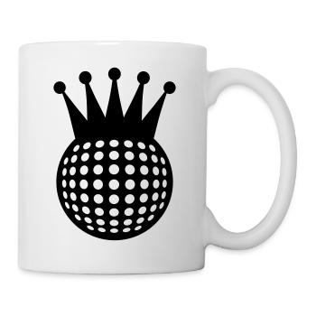 Golf König - Tasse - Weiß - Rechts