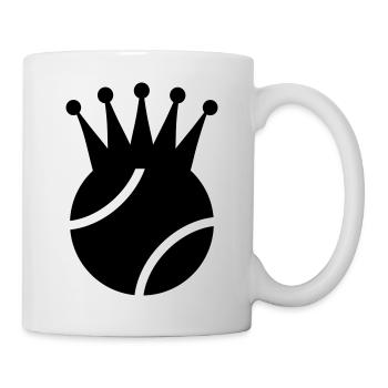 Tennis king - Mug blanc - blanc - Droite