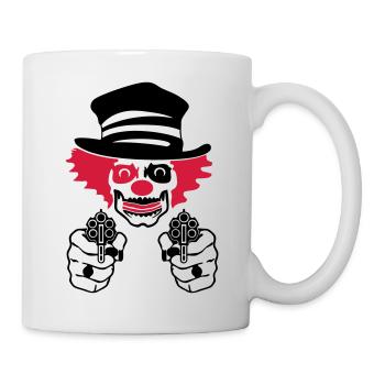 bad circus clown - Mug - white - Right