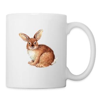 LAPIN ROSA - Mug blanc - blanc - Droite