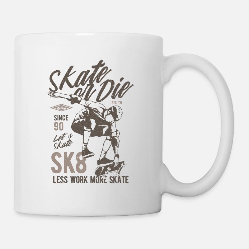 Patineur Skatboard Skate - Mug blanc - blanc