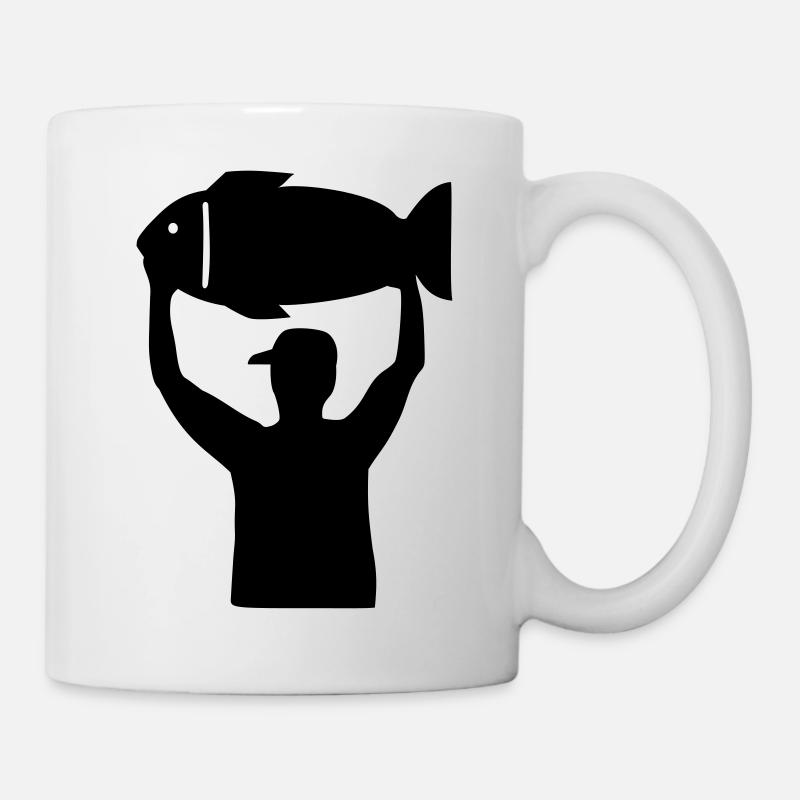 Pêcheur Poisson - Mug blanc - blanc