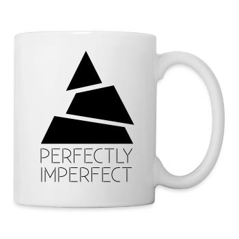 perfectly imperfect Hipster Triangle Triangle - Mug - white - Right