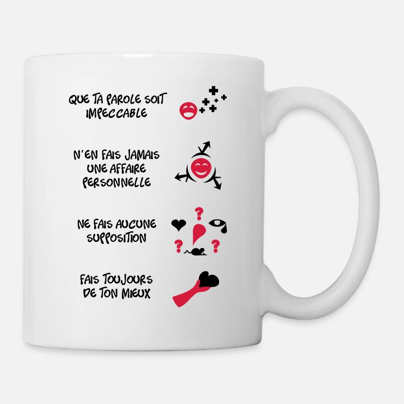 4 toltèques - Mug blanc - blanc