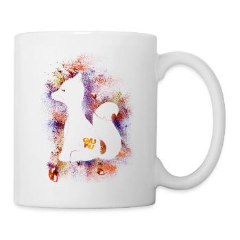Color chip fox - Mug - white - Right