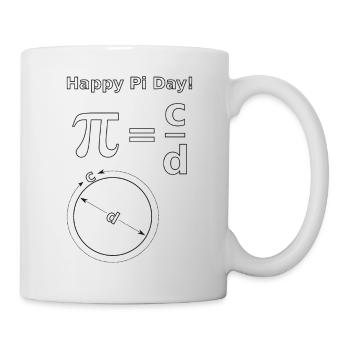 Mathe Pi Day - Tasse - Weiß - Rechts