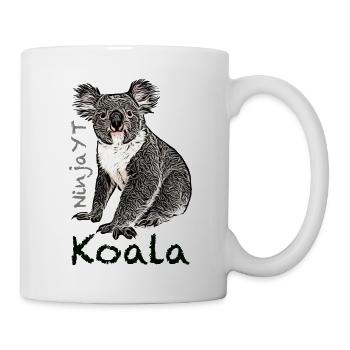Koala Ninja YouTube - Tasse - Weiß - Rechts