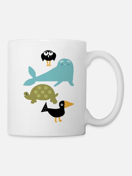 Animals for children - Mug - white