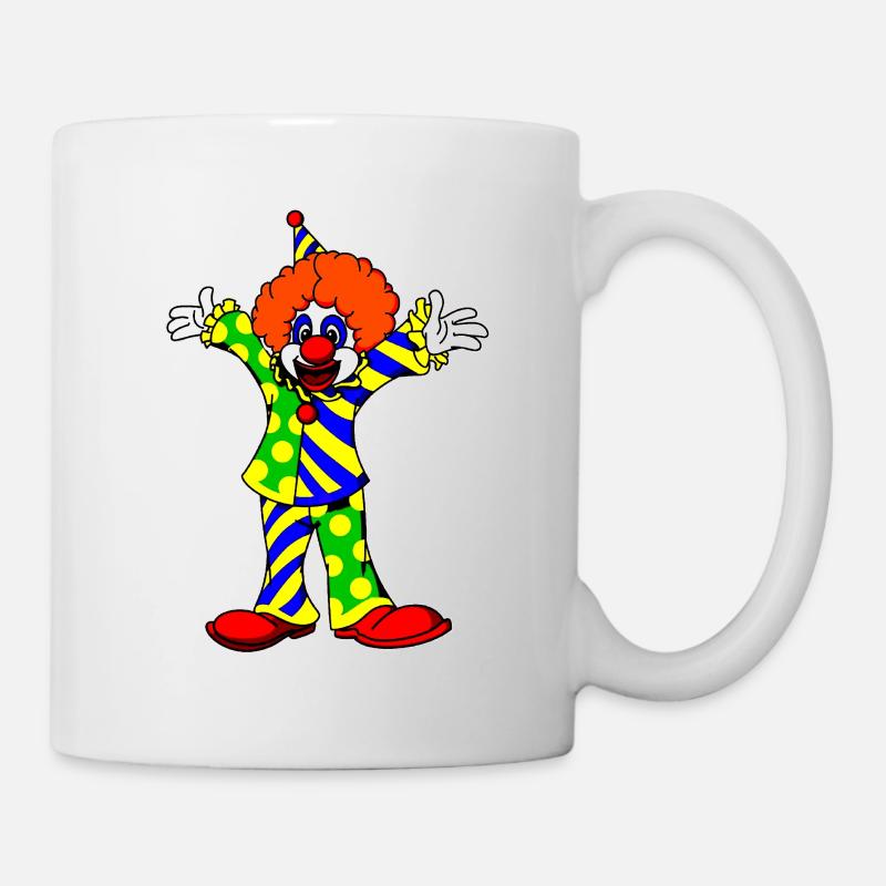 clown - Mug blanc - blanc