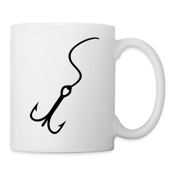 Fishing Fishhook - Mug blanc - blanc - Droite
