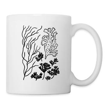 Aquatic plants algae seaweed sea ocean - Mug - white - Right