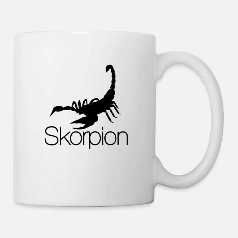 Skorpion - Tasse - Weiß