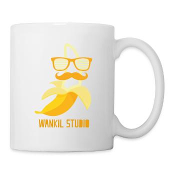 Hipster Banana - Mug blanc - blanc - Droite