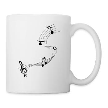 Musik Pop Rock Jazz Gospel Rhythmus Geschenkidee - Tasse - Weiß - Rechts