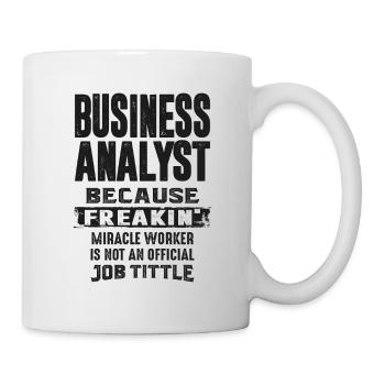 Business Analyst - Tasse - Weiß - Rechts