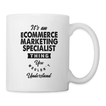 Spécialiste en marketing e-commerce - Mug blanc - blanc - Droite