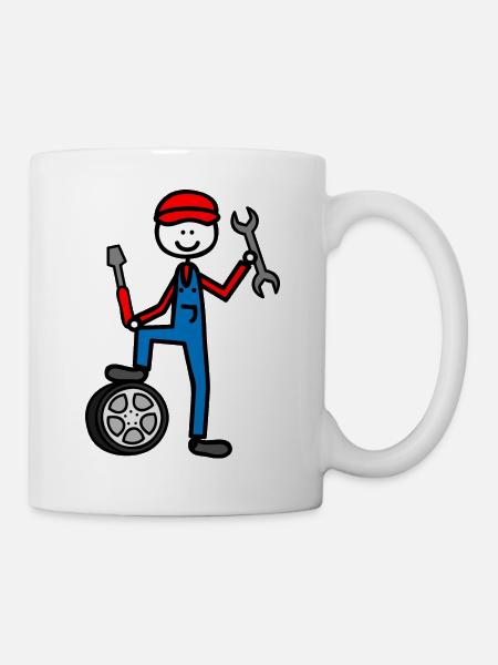 Mechaniker - Tasse - Weiß