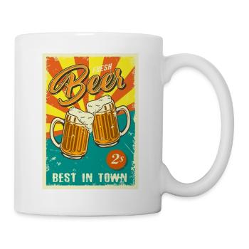 Two Beer Fresh - Two fresh beers - Mug - white - Right