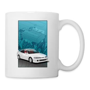 Integra DC2 (JDM) - Mug blanc - blanc - Droite
