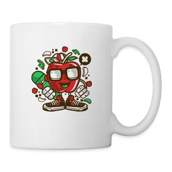 Apple skater - Mug - white - Right