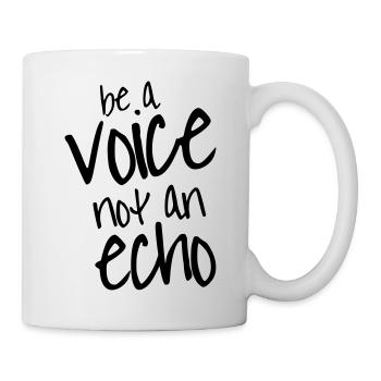 Be a voice - Mug - white - Right