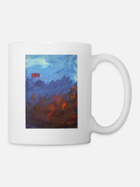 Original Kunstdruck "Sturmsee" - Tasse - Weiß