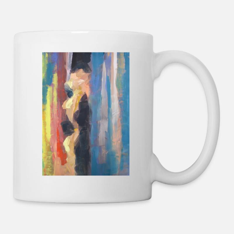 Original Art Print "Curtain" - Mug - white