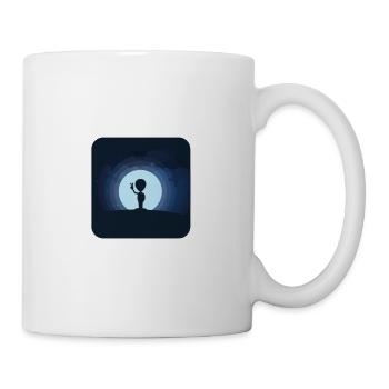 Alien Alien amical martien - Mug blanc - blanc - Droite