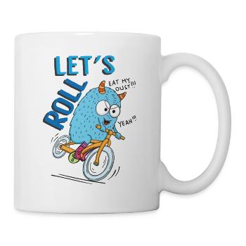 Cyclistes Monster - Mug blanc - blanc - Droite