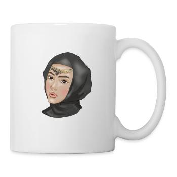 Muslim girl - Mug - white - Right