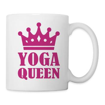 Yoga Queen - Mug blanc - blanc - Droite