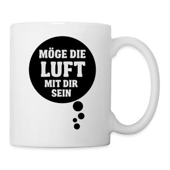 Möge die Luft mit dir sein - Tasse - Weiß - Rechts