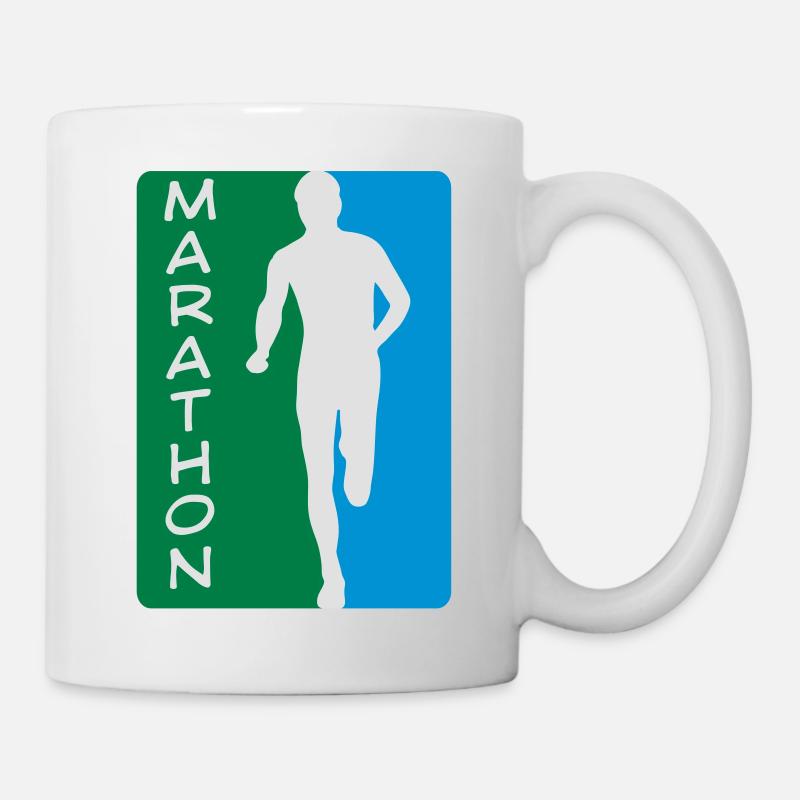 Marathon - Tasse - Weiß