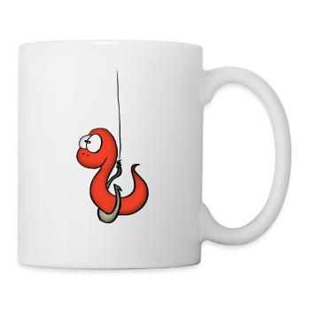 Wurm - Tasse - Weiß - Rechts