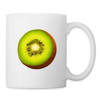 Kiwi - Tasse - Weiß - Rechts