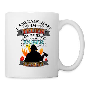 pompier - Mug blanc - blanc - Droite