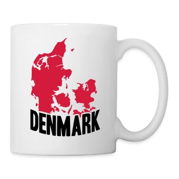 Denmark national flag Danish pride Nordic - Mug - white - Right