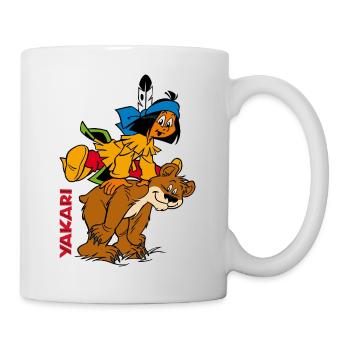 Yakari mit Bär - Tasse - Weiß - Rechts