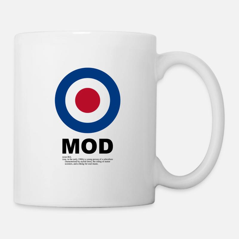 Mod Target - Mug - white