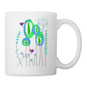 Forest abstract - Mug - white - Right