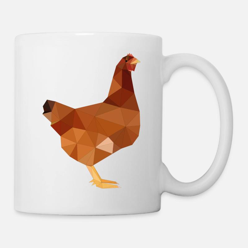 poulet - Mug blanc - blanc