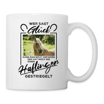 Haflinger Horse "Happiness" - Mug - white - Right