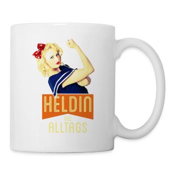 Heldin des Alltags - Tasse - Weiß - Rechts